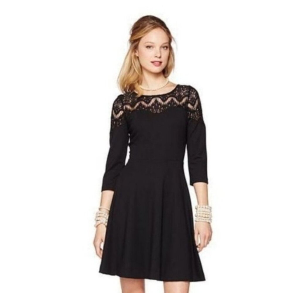 Last Chance!! LILLY PULITZER Black Lace Dress